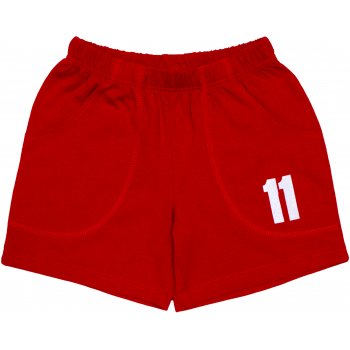 Red play shorts with "11" print | liloo