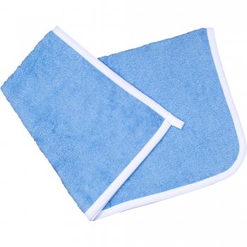 Azure hand towel - white trim