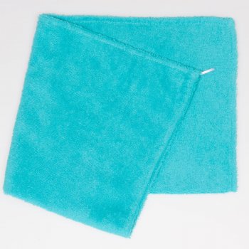 Small towel for hands - dark green-turquoise