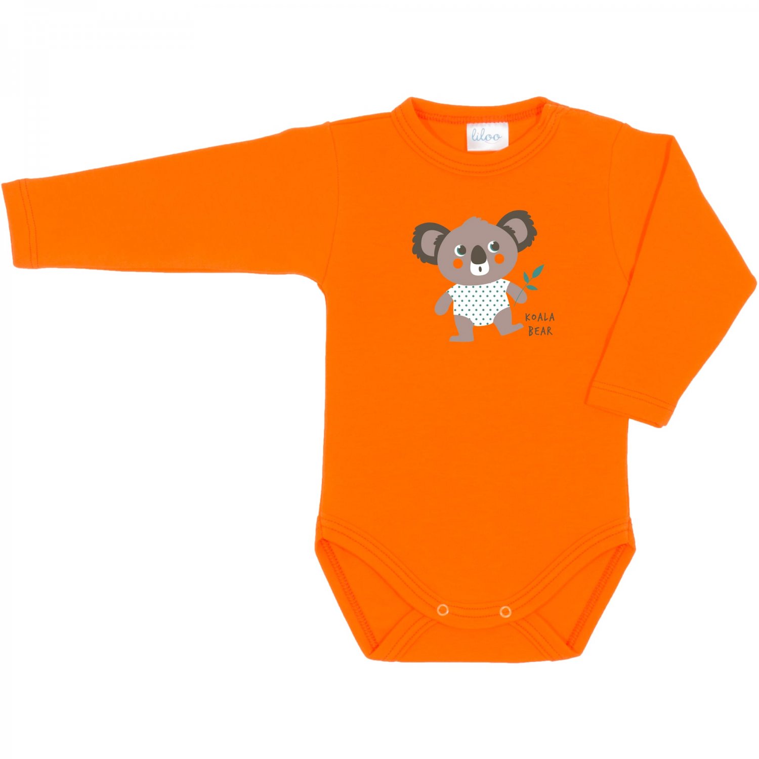 orange long sleeve bodysuit