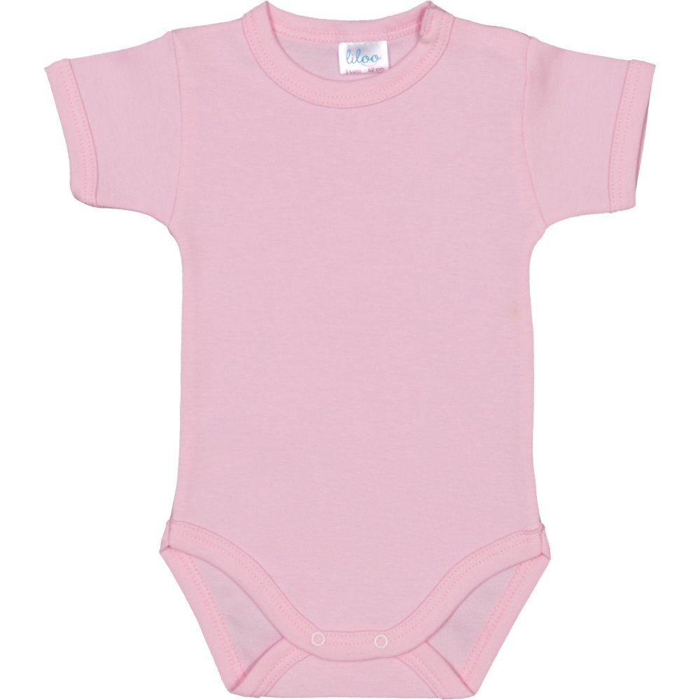 Pink short-sleeve bodysuit | liloo