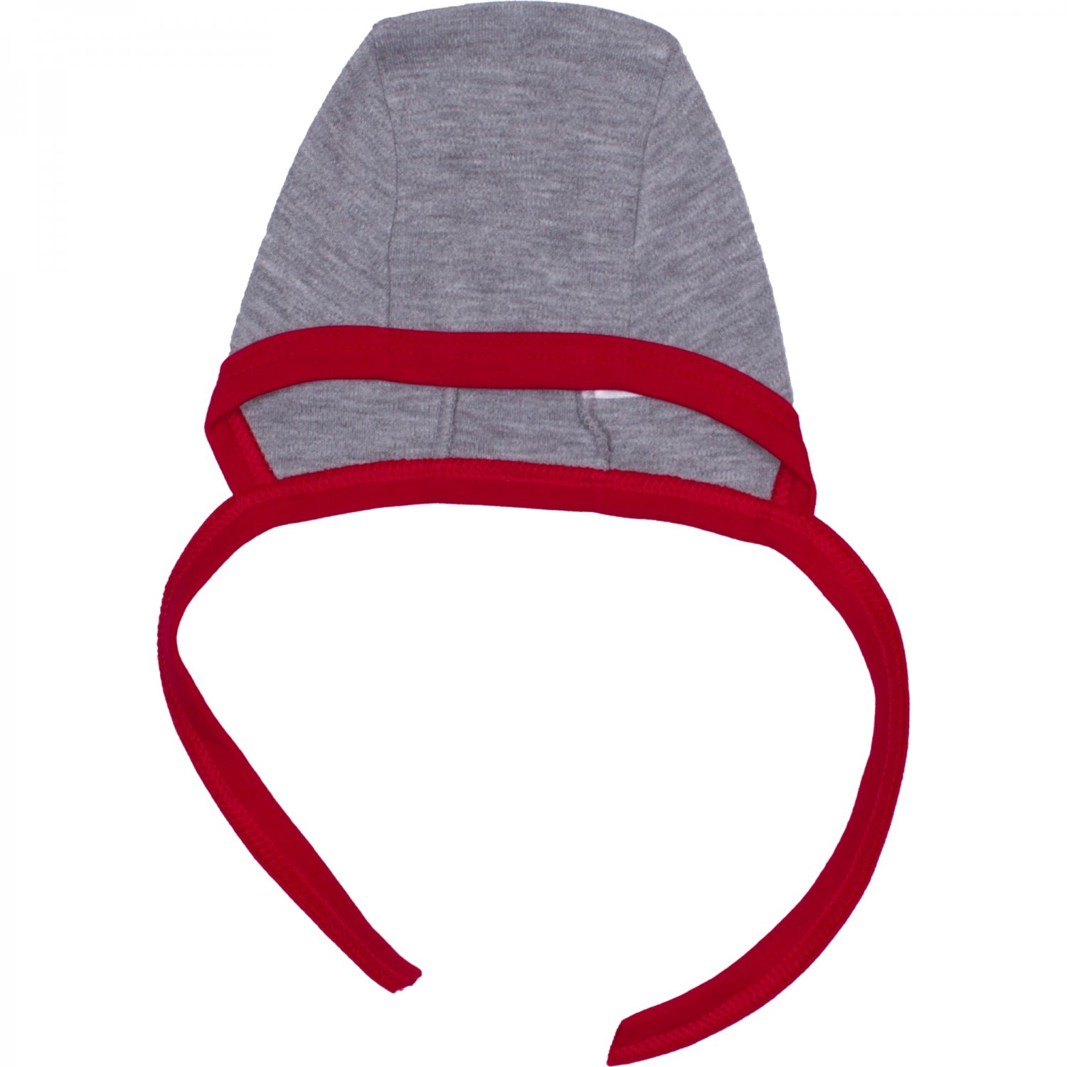 red baby bonnet