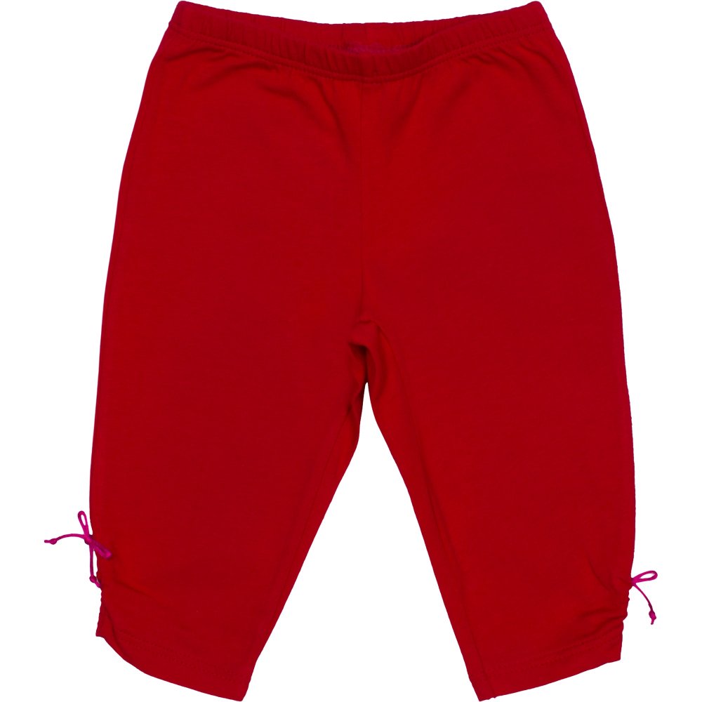 Red capri leggings | liloo