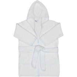 White bathrobe