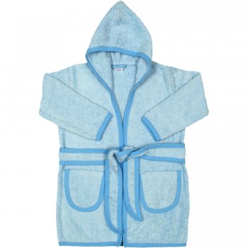 Azure bathrobe