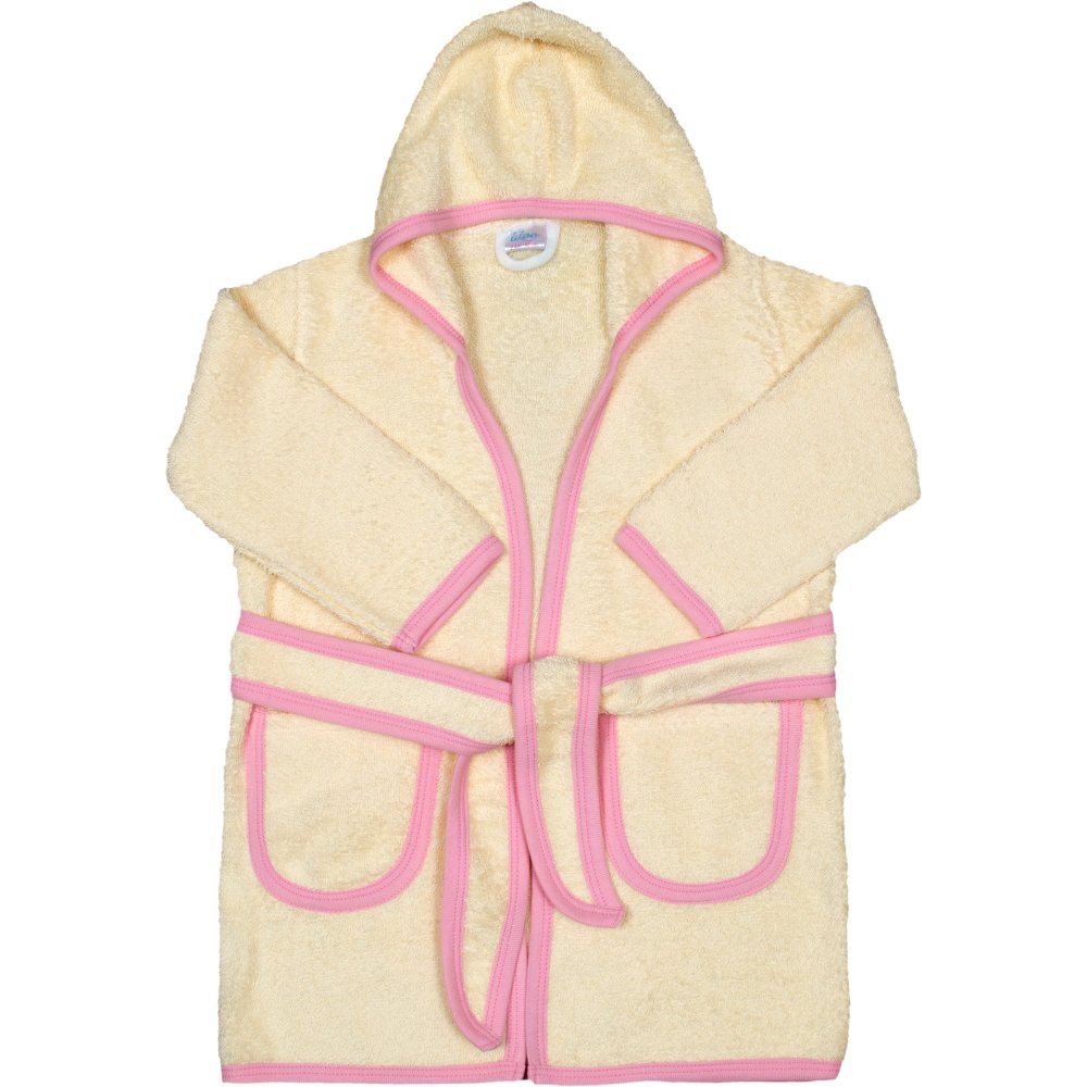 Ivory & pink bathrobe | liloo