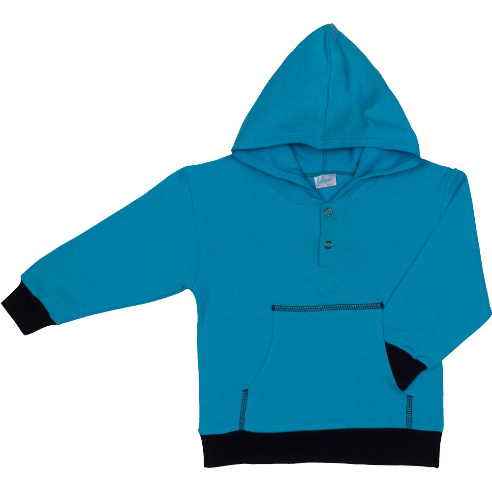 Turquoise hoodie | liloo