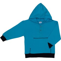 Turquoise hoodie