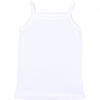 White tank undershirt for girls