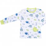 Long-sleeve thin pajamas with turtles allover print | liloo