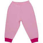 Pink long-sleeve thin pajamas with super bunny print | liloo