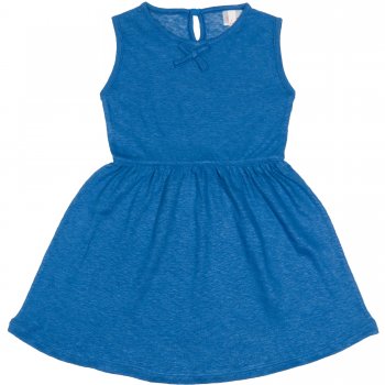 Dark azure summer dress - liloo