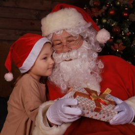 Why do children wait for Santa Claus?