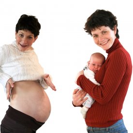 Physical and mental changes of the pregnant woman during the three trimesters of pregnancy