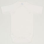 Body capse laterale maneca scurta blanc de blanc uni  | liloo