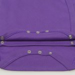 Body capse laterale maneca scurta mov deep lavender uni | liloo