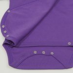 Body capse laterale maneca scurta mov deep lavender imprimeu Yak | liloo