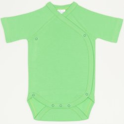 Irish green side-snaps short-sleeve bodysuit 