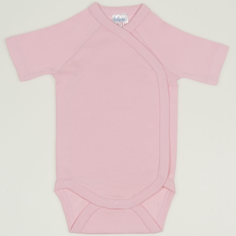 Body capse laterale maneca scurta orchid pink uni | liloo