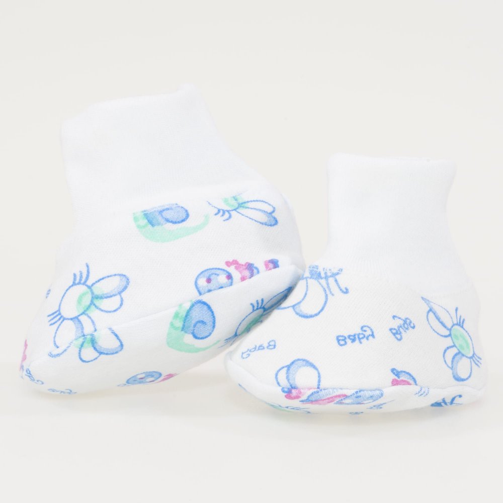 Bootees with albin print | liloo