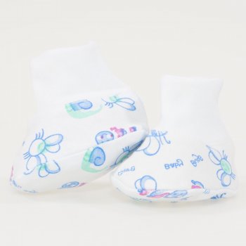 Bootees with albin print