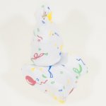 White bootees with balloons print | liloo