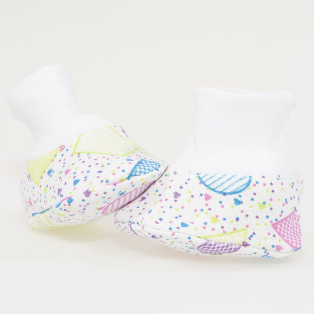 Bootees with shapes print | liloo