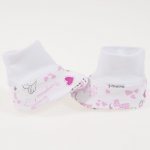 Bootees with cat print | liloo