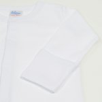 White long-sleeve with gloves - center-snap | liloo