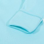 Blue radiance long-sleeve sleep with gloves - center-snap | liloo