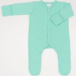 Cockatoo long-sleeve sleep with gloves - center-snap | liloo