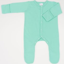 Cockatoo long-sleeve sleep with gloves - center-snap