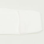 Salopeta maneca lunga cu manusi blanc de blanc uni - inchidere frontala| liloo