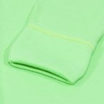 Salopeta maneca lunga cu manusi irish green uni - inchidere frontala | liloo