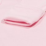 Orchid pink long-sleeve sleep with gloves - center-snap | liloo