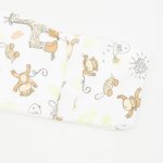 Long-sleeve sleep with gloves - center-snap with jungle print | liloo