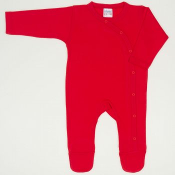 Red tomato long-sleeve sleep & play with footies | liloo