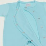 Blue radiance long-sleeve sleep & play with footies with alligator print  | liloo