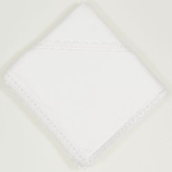 Panza botez (crasma) ecru cu dantela alba