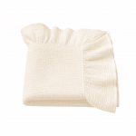 Premium muslin ruffle blanket – Ivory Premium muslin ruffle blanket – Ivory
