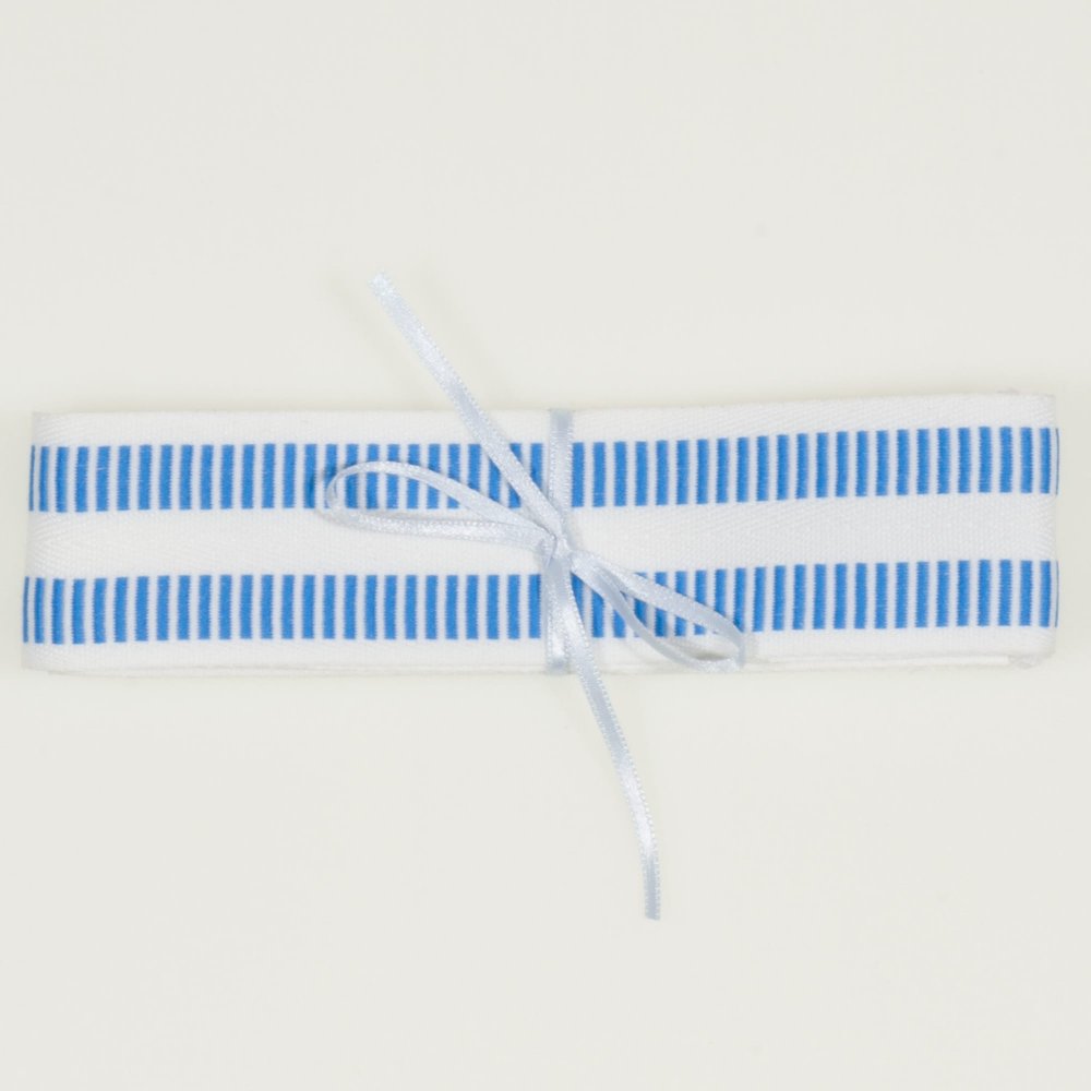 Azure with white christening swaddle| liloo