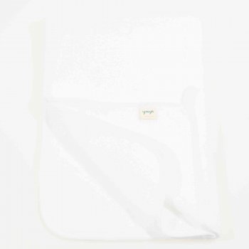 White organic cotton baptismal priest towel