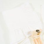 Trusou botez alb premium din muselina | liloo