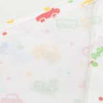 White side-snaps long-sleeve bodysuit with transport toys print | liloo