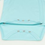 Blue radiance side-snaps long-sleeve bodysuit | liloo