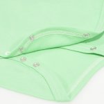 Body capse laterale maneca lunga cu manusi irish green uni | liloo