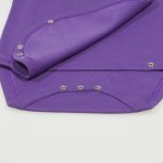 Body capse laterale maneca lunga mov deep lavender uni  | liloo