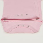 Body capse laterale maneca lunga orchid pink uni | liloo