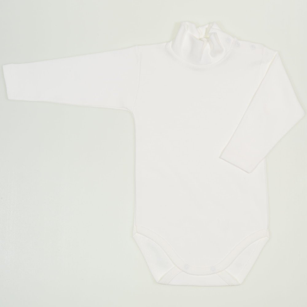 Body maneca lunga tip helanca (maleta) blanc de blanc uni | liloo