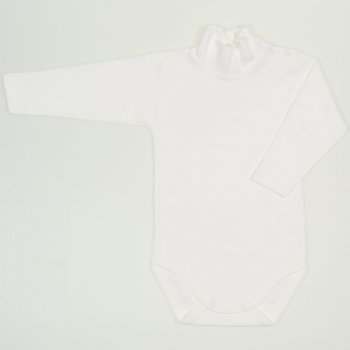 Body maneca lunga tip helanca (maleta) blanc de blanc uni | liloo